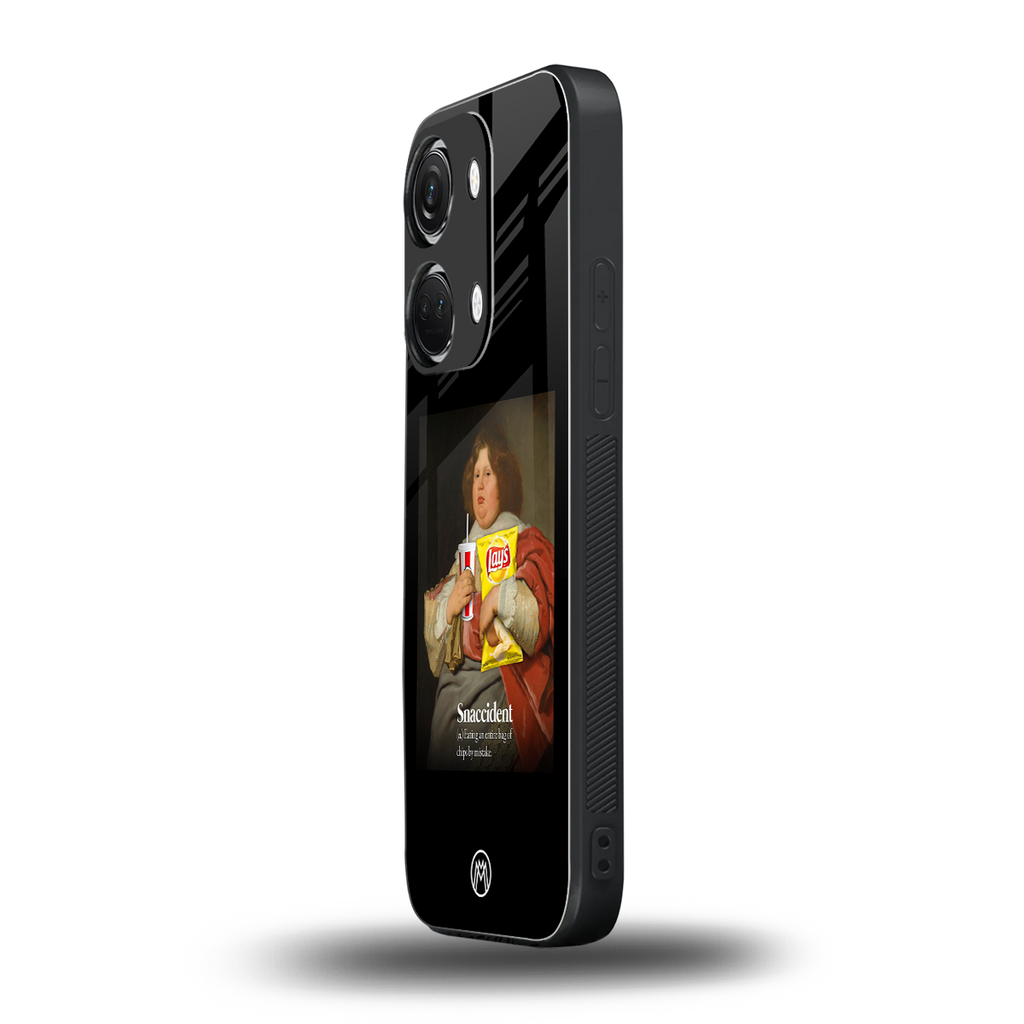 snaccident back phone cover | glass case for oneplus nord 3