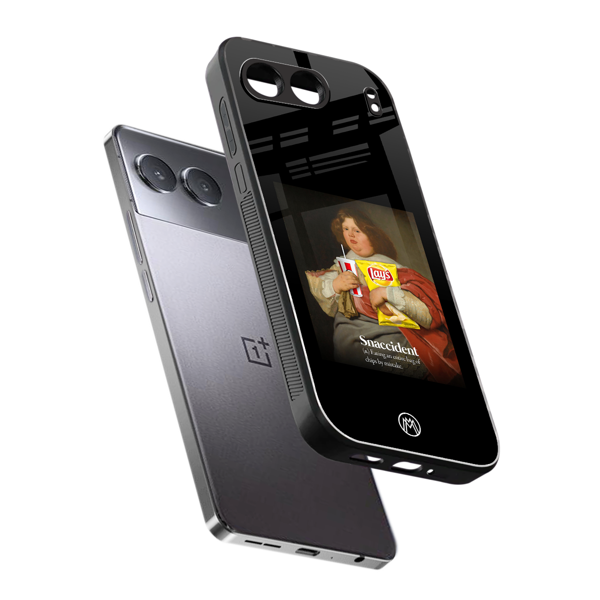 snaccident back phone cover | glass case for oneplus nord 4
