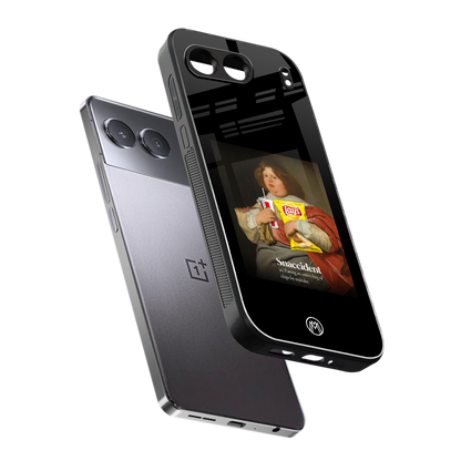 snaccident back phone cover | glass case for oneplus nord 4