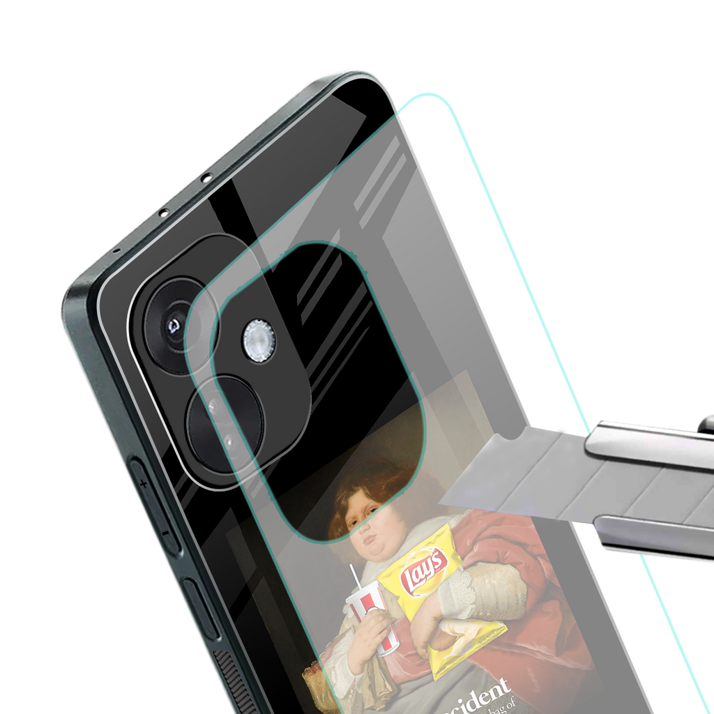 snaccident back phone cover | glass case for oneplus nord ce 3