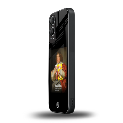 snaccident back phone cover | glass case for oneplus nord ce 4 lite