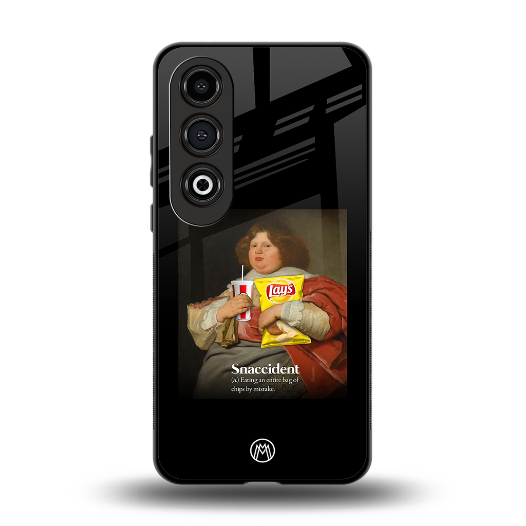 snaccident back phone cover | glass case for oneplus nord ce 4