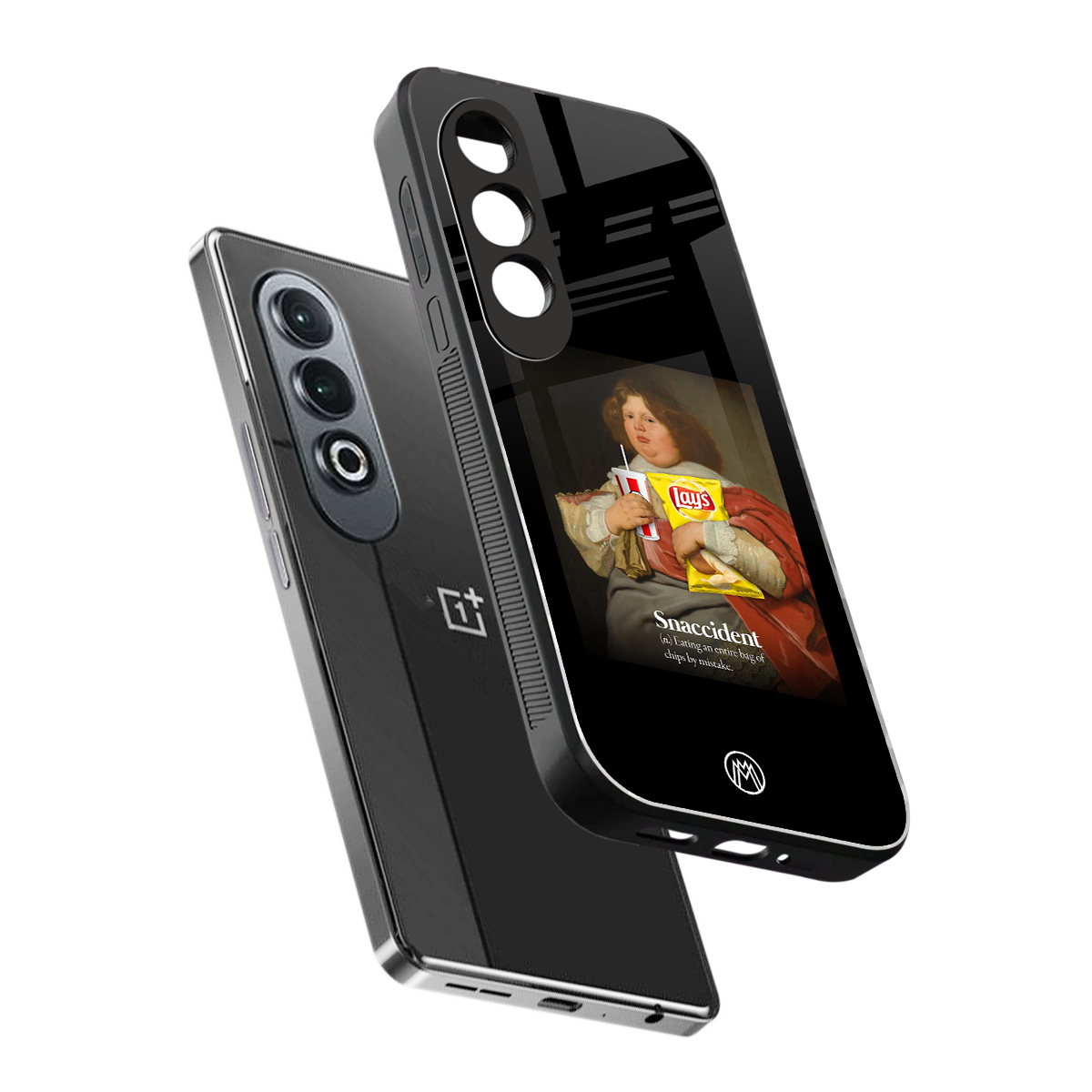 snaccident back phone cover | glass case for oneplus nord ce 4