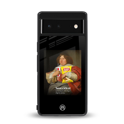 snaccident back phone cover | glass case for Google Pixel 6A