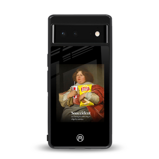 snaccident back phone cover | glass case for Google Pixel 6A