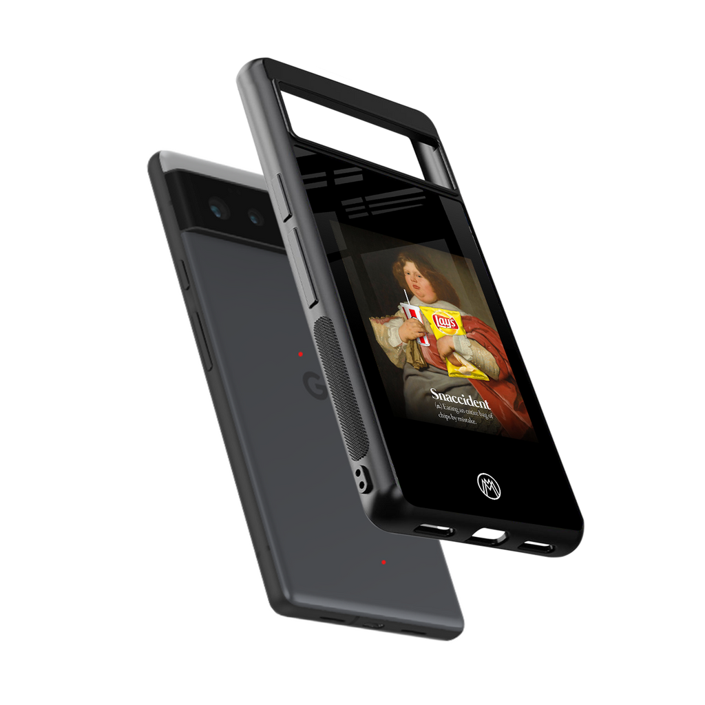 snaccident back phone cover | glass case for google pixel 6