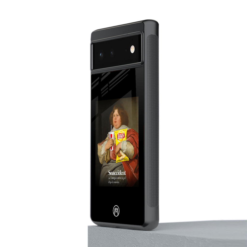 snaccident back phone cover | glass case for google pixel 6