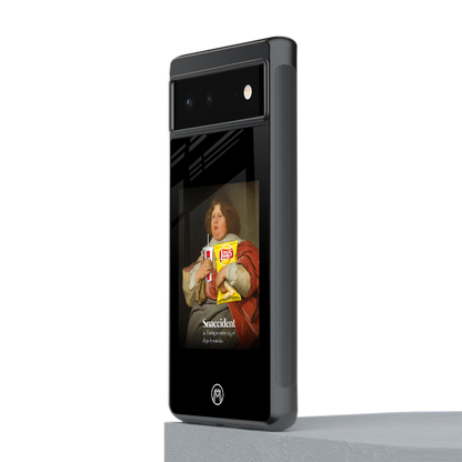 snaccident back phone cover | glass case for Google Pixel 6A