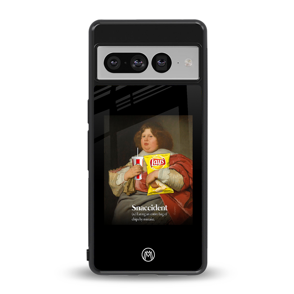 snaccident back phone cover | glass case for google pixel 7 pro