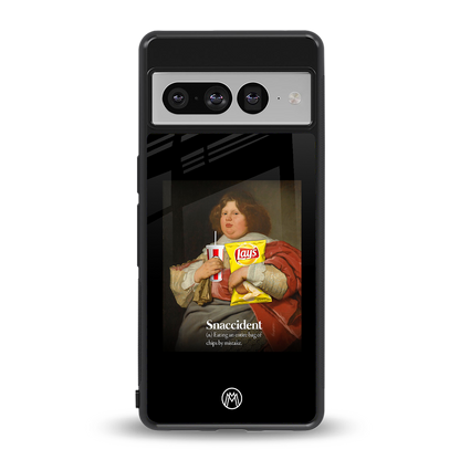 snaccident back phone cover | glass case for google pixel 7 pro