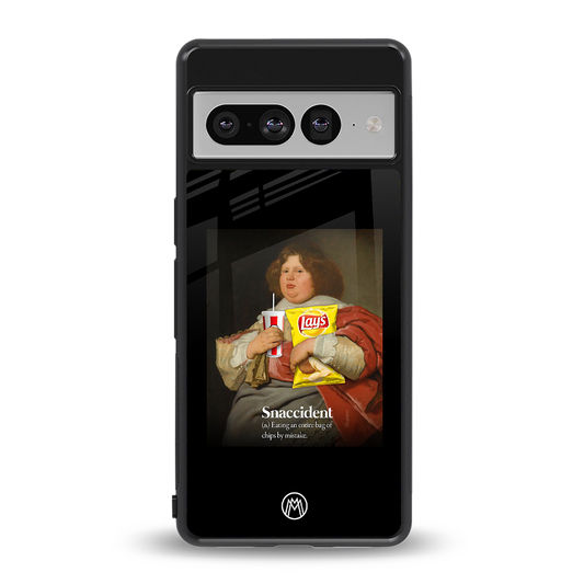 snaccident back phone cover | glass case for google pixel 7 pro