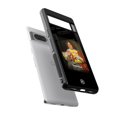 snaccident back phone cover | glass case for google pixel 7 pro
