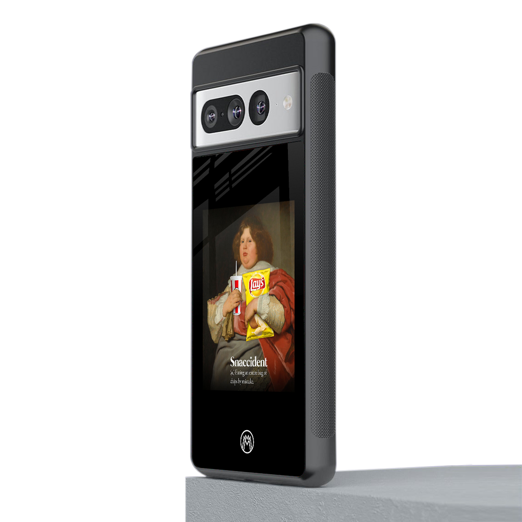 snaccident back phone cover | glass case for google pixel 7 pro