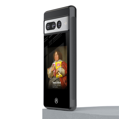 snaccident back phone cover | glass case for google pixel 7 pro