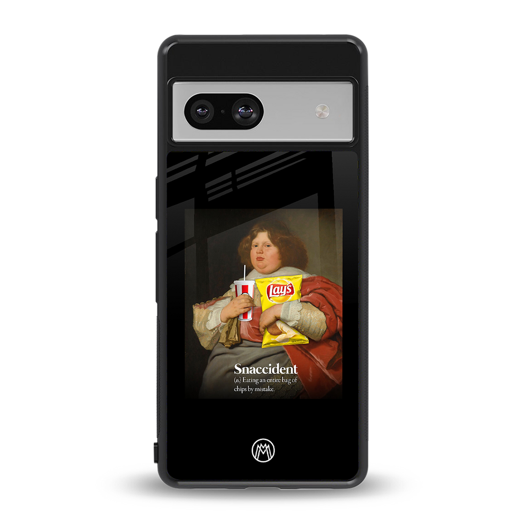 snaccident back phone cover | glass case for Google Pixel 7A