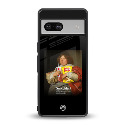 snaccident back phone cover | glass case for Google Pixel 7A