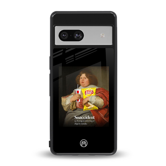snaccident back phone cover | glass case for Google Pixel 7A