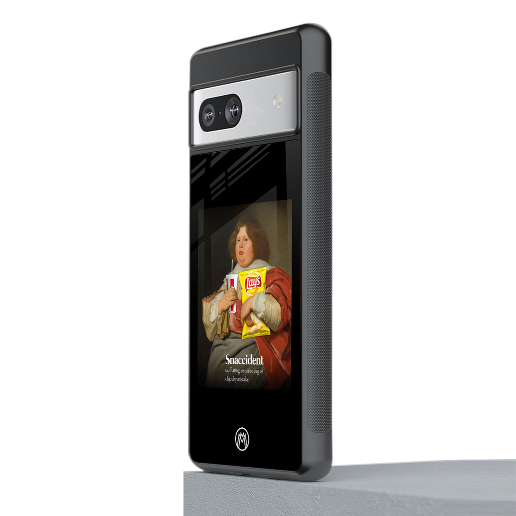 snaccident back phone cover | glass case for Google Pixel 7A