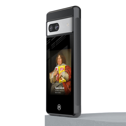 snaccident back phone cover | glass case for Google Pixel 7A