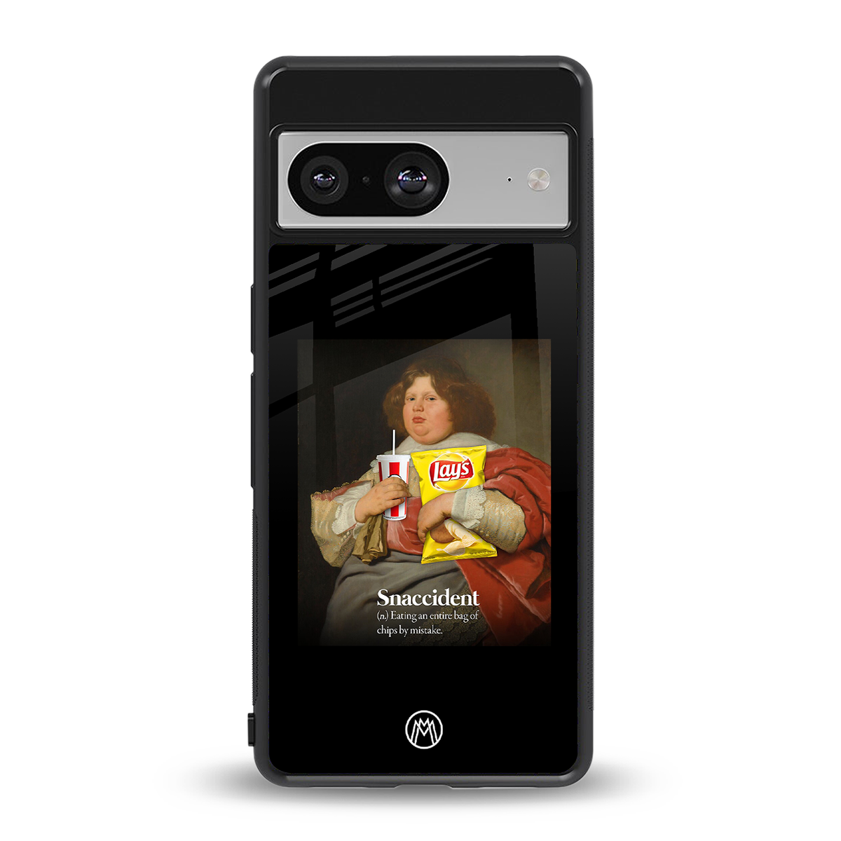 snaccident back phone cover | glass case for Google Pixel 8