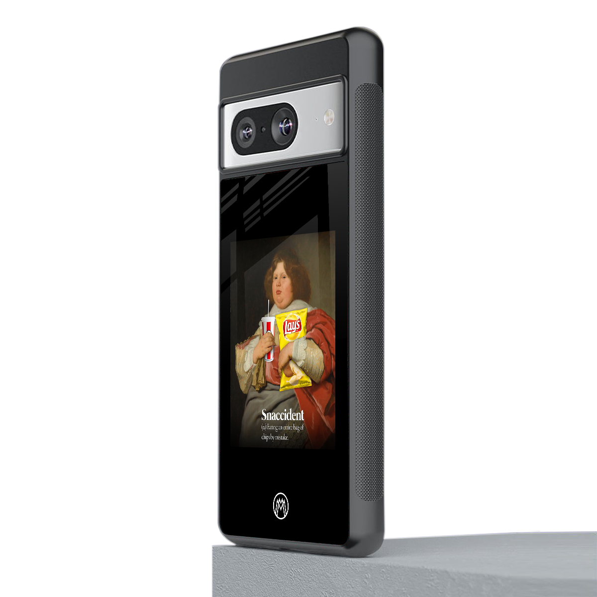 snaccident back phone cover | glass case for Google Pixel 8