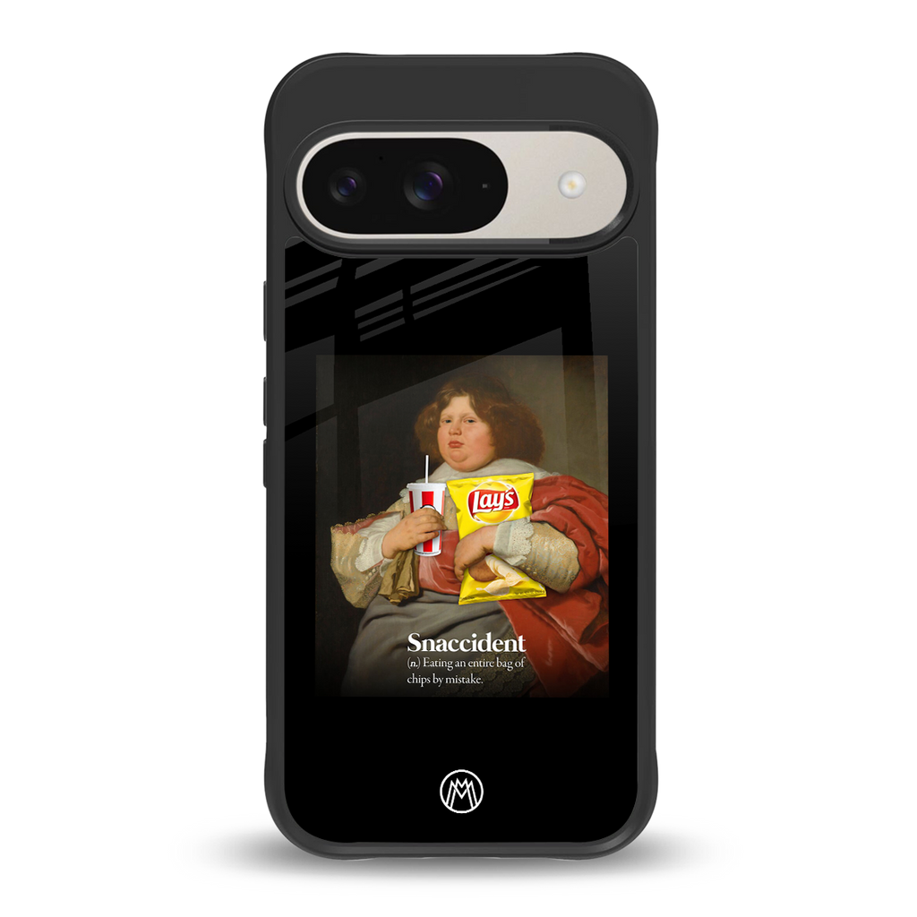 snaccident back phone cover | glass case for google pixel 9