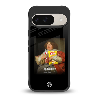 snaccident back phone cover | glass case for google pixel 9