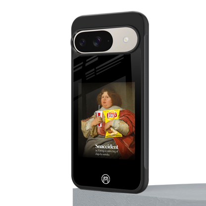 snaccident back phone cover | glass case for google pixel 9