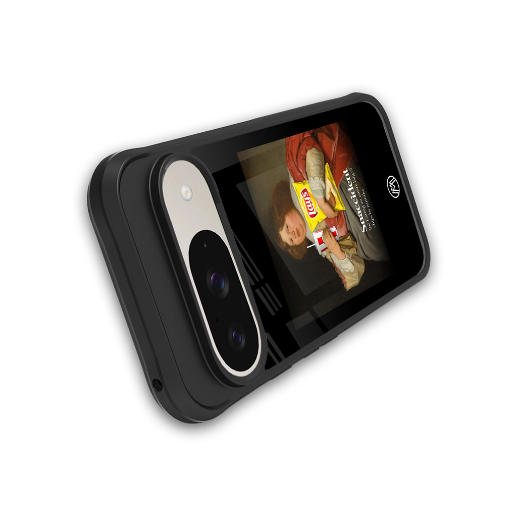 snaccident back phone cover | glass case for google pixel 9