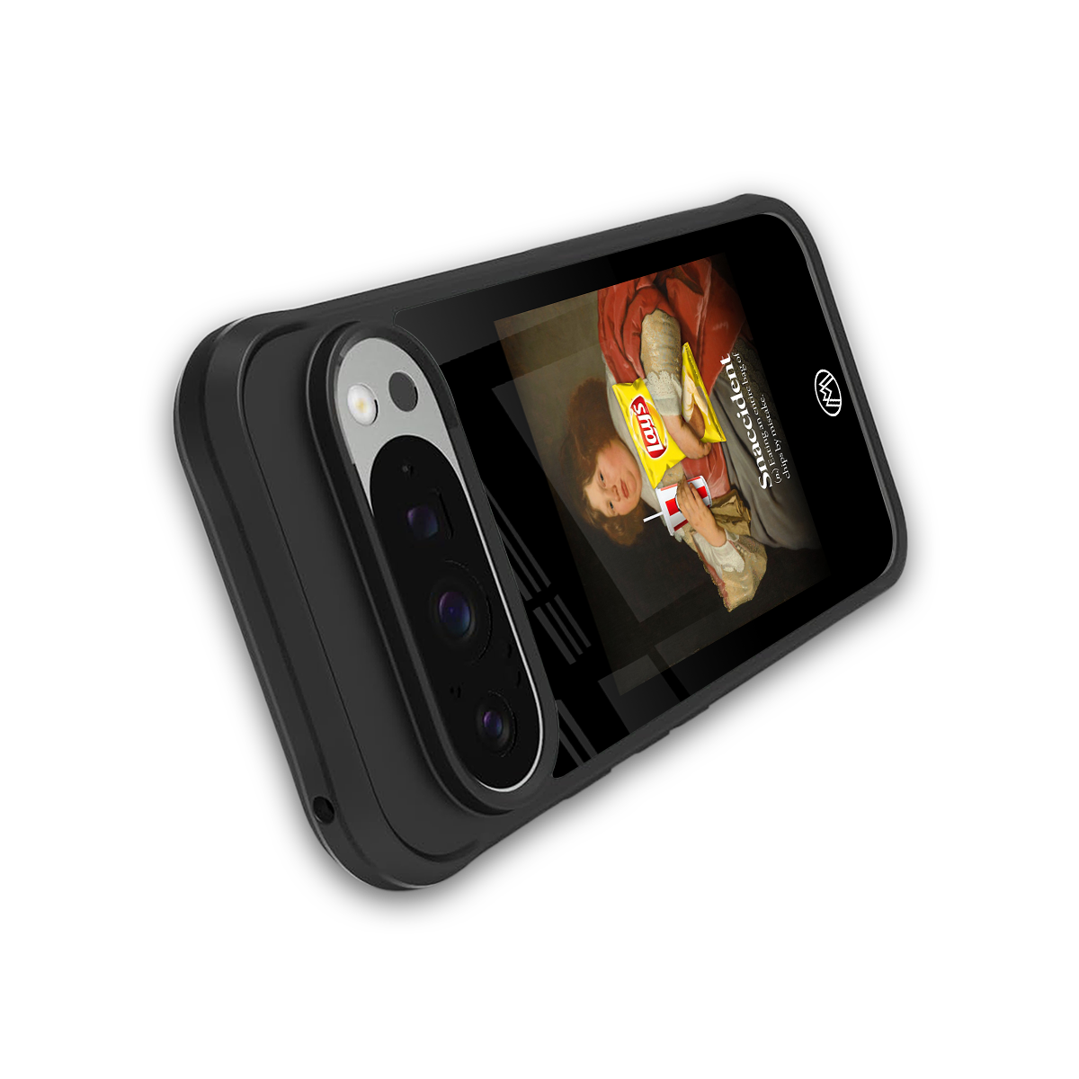 snaccident back phone cover | glass case for google pixel 9 pro xl