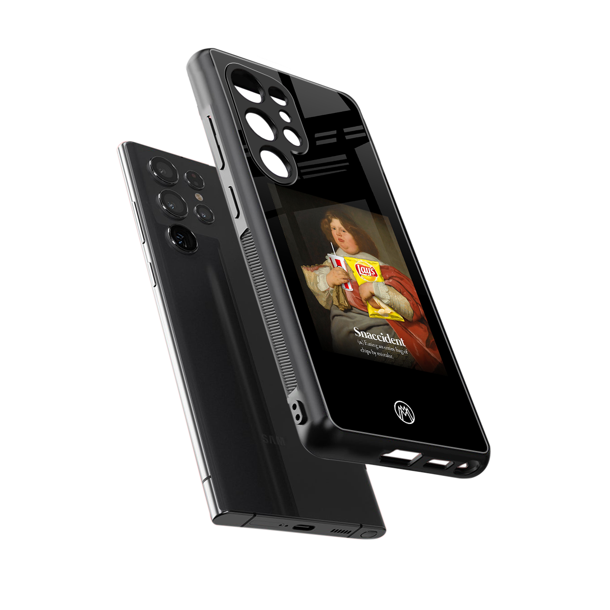 snaccident back phone cover | glass case for samsung galaxy s25 ultra