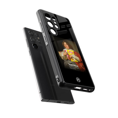 snaccident back phone cover | glass case for samsung galaxy s25 ultra