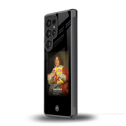 snaccident back phone cover | glass case for samsung galaxy s25 ultra