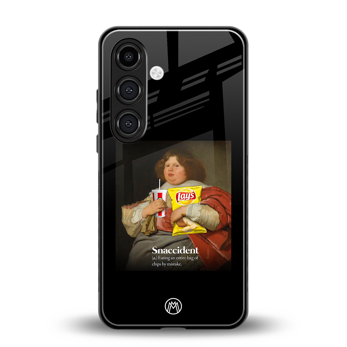 snaccident back phone cover | glass case for samsung galaxy s25