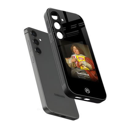 snaccident back phone cover | glass case for samsung galaxy s23