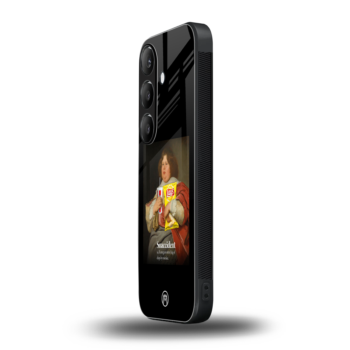 snaccident back phone cover | glass case for samsung galaxy s24 plus