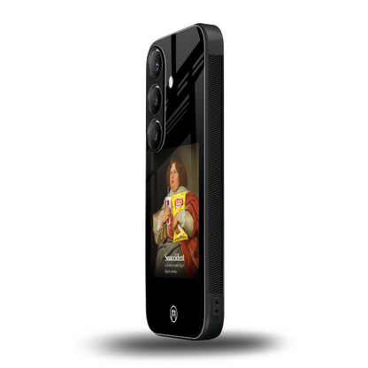 snaccident back phone cover | glass case for samsung galaxy s23