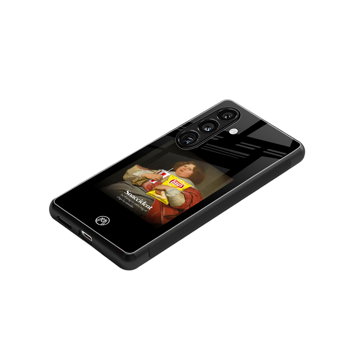 snaccident back phone cover | glass case for samsung galaxy s23