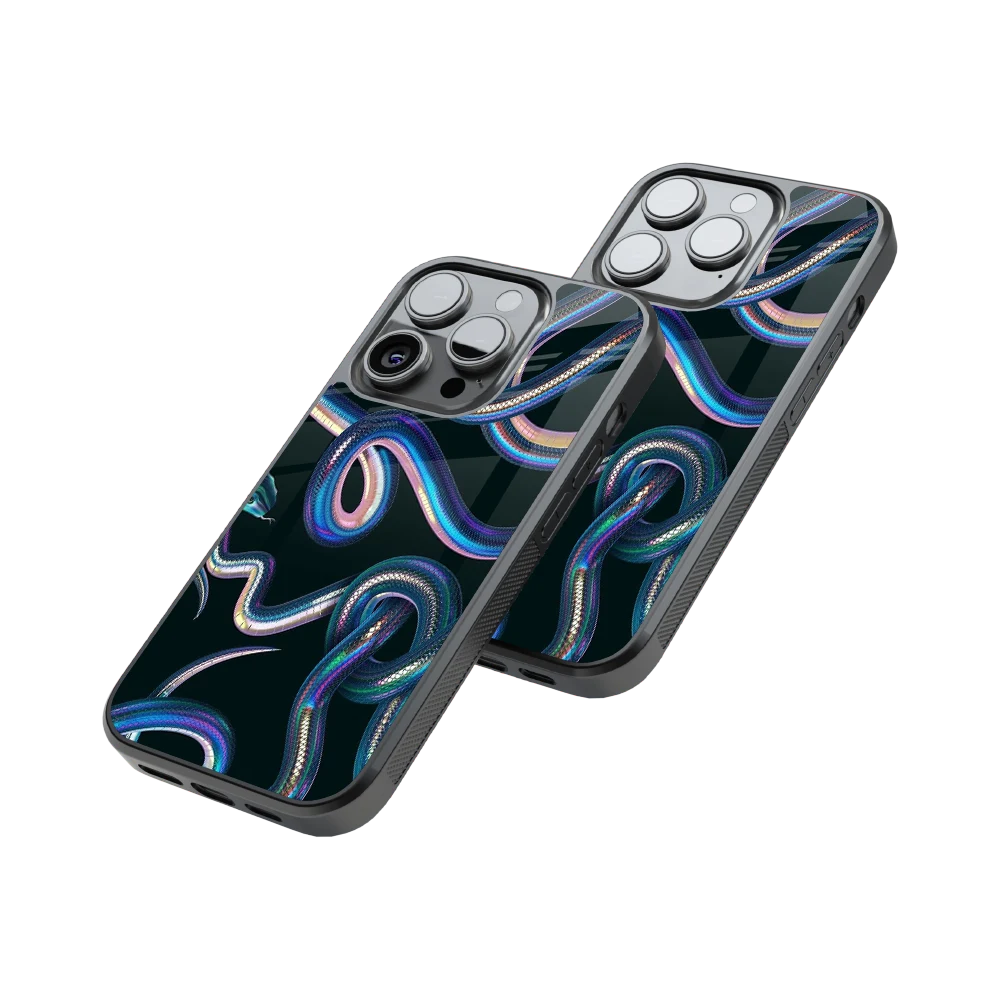 Protective Glass Back Phone Case Compatible with iPhone, Samsung, OnePlus, Pixel & More