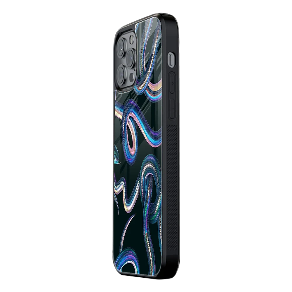 Slim Glass Back Phone Case for Multiple Brands iPhone, Samsung, Redmi, OnePlus, Oppo, Vivo