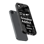 sneaker addict back phone cover | glass case for iphone 16e