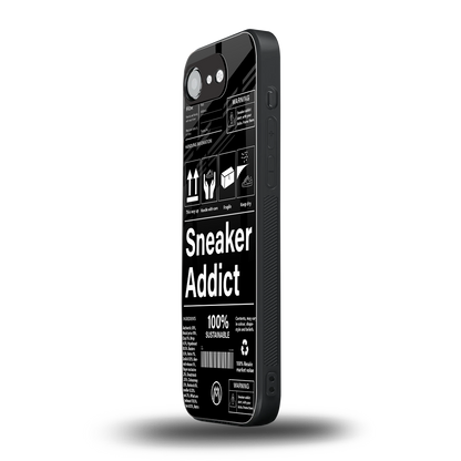 sneaker addict back phone cover | glass case for iphone 16e