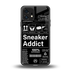 sneaker addict back phone cover | glass case for nothing phone 1