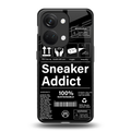 sneaker addict back phone cover | glass case for oneplus nord 3