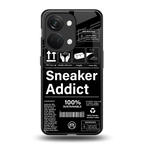 sneaker addict back phone cover | glass case for oneplus nord 3