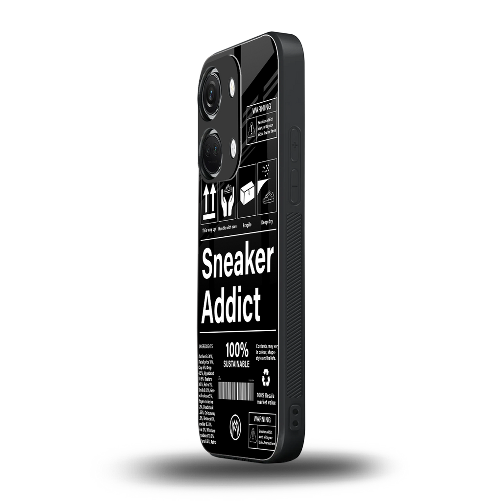 sneaker addict back phone cover | glass case for oneplus nord 3