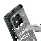 sneaker addict back phone cover | glass case for oneplus nord 3