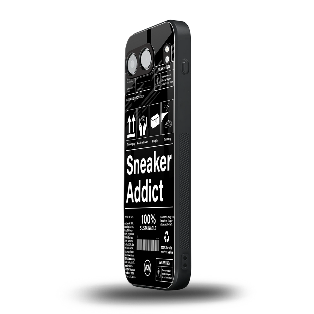sneaker addict back phone cover | glass case for oneplus nord 4