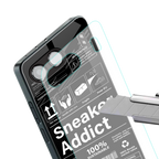 sneaker addict back phone cover | glass case for oneplus nord 4