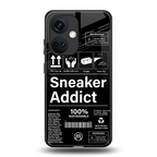 sneaker addict back phone cover | glass case for oneplus nord ce 3